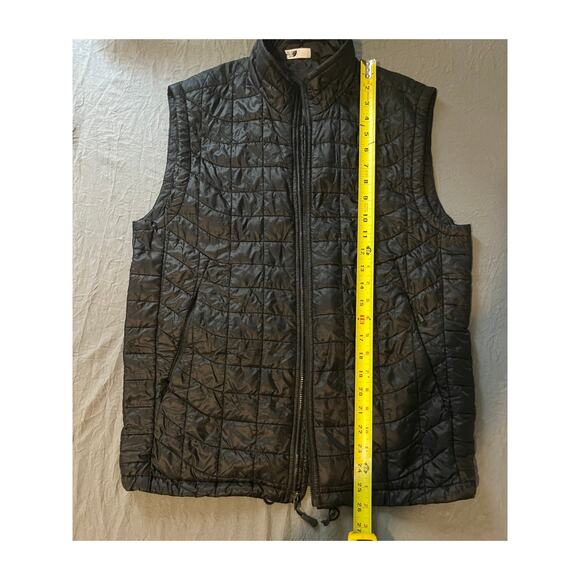 The North Face Men’s Small Black Quilted Vest Lightweight Zip Front Outdoor - Picture 6 of 6